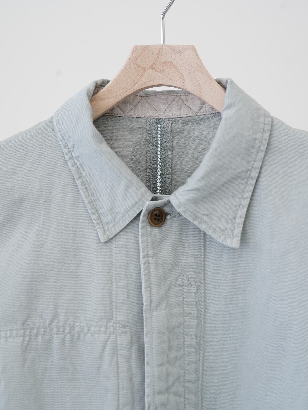 サルト メンズ コットンリネンツイル ショートジャケット 画像11