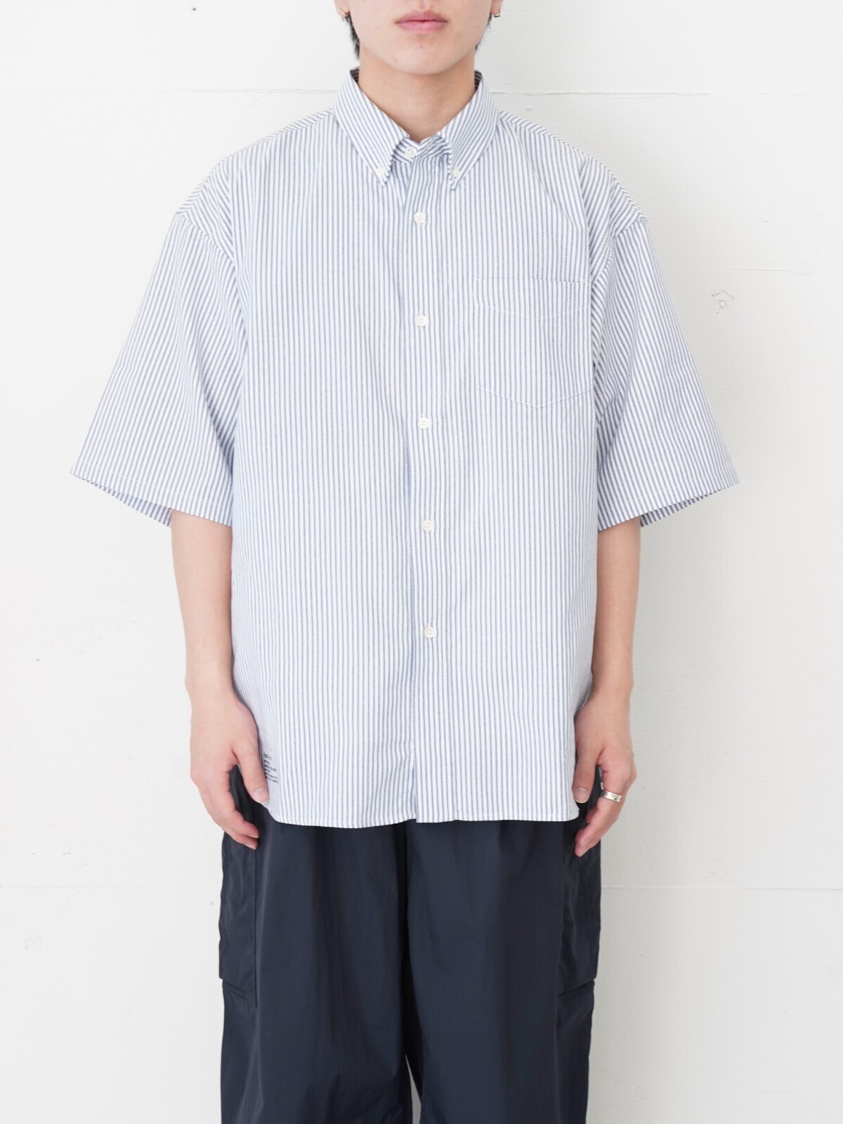 FreshService MENS DRY OXFORD CORPORATE S/S B.D SHIRT (25SS) IMAGE7
