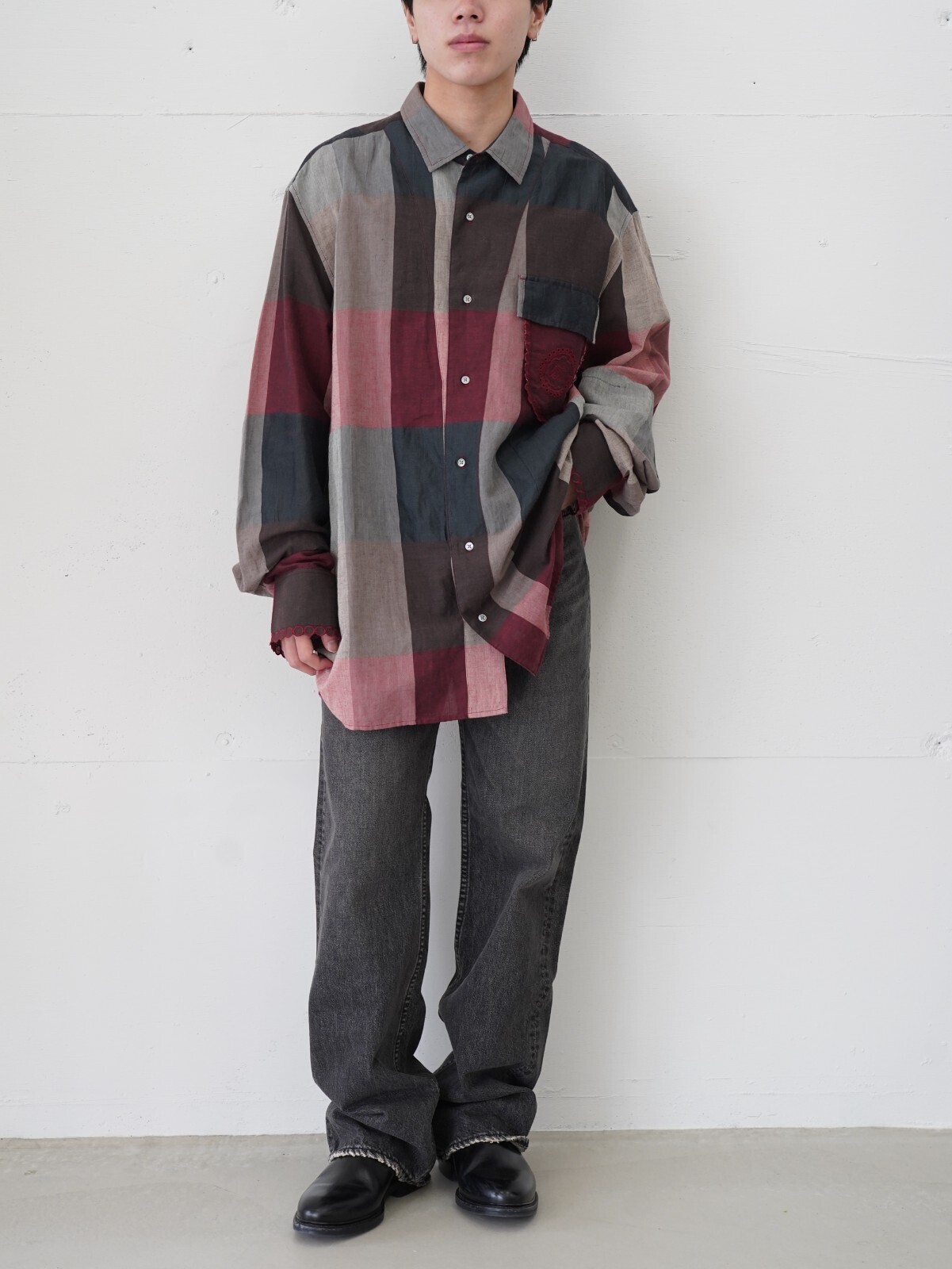 mister it. 女士 & 男士 Regular Collar Shirt "Amnaye" 图片6