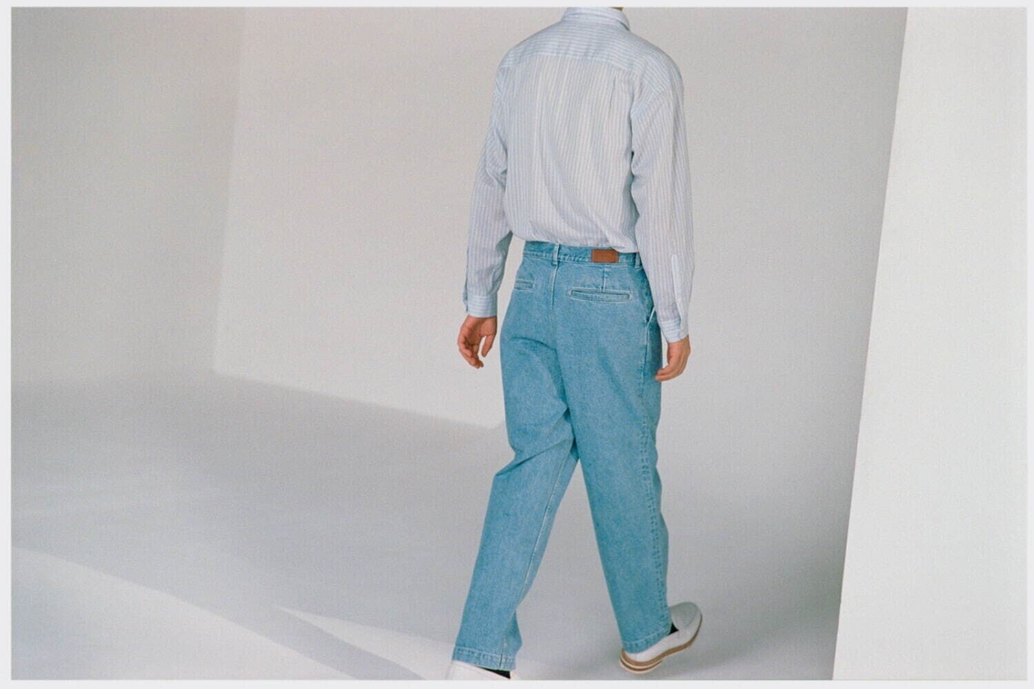 FUJI 女士 & 男士 WASH DENIM SLACKS 图片10