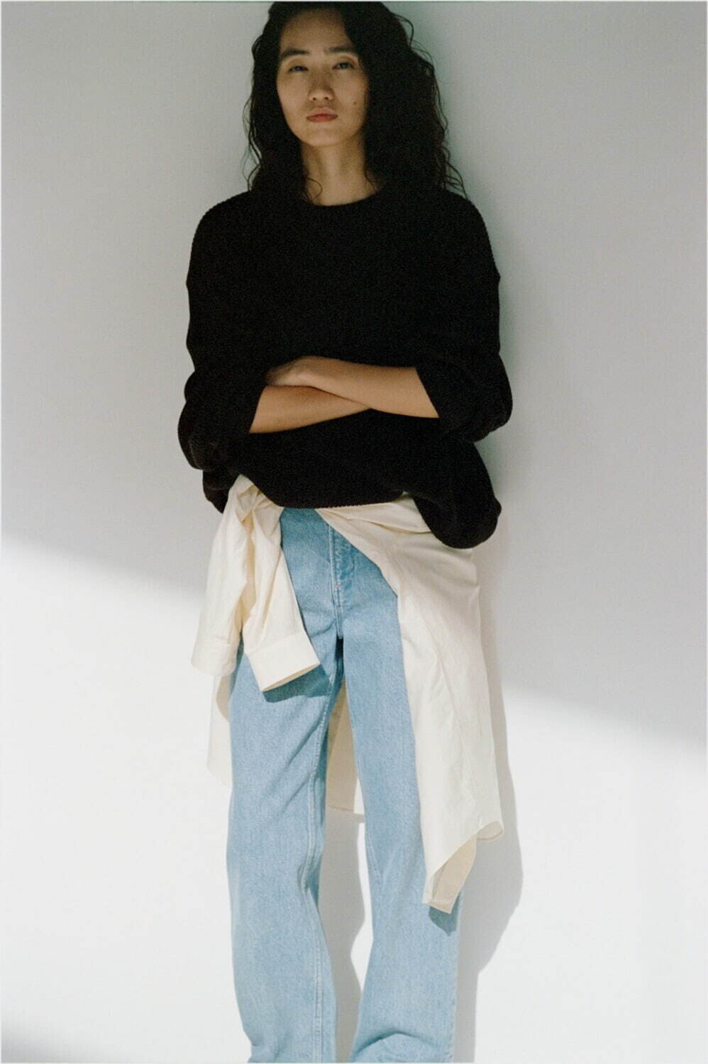 FUJI 女士 & 男士 WASH DENIM SLACKS 图片11