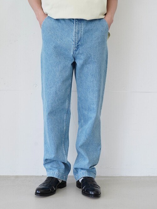 WASH DENIM SLACKS｜FUJI 女士 & 男士