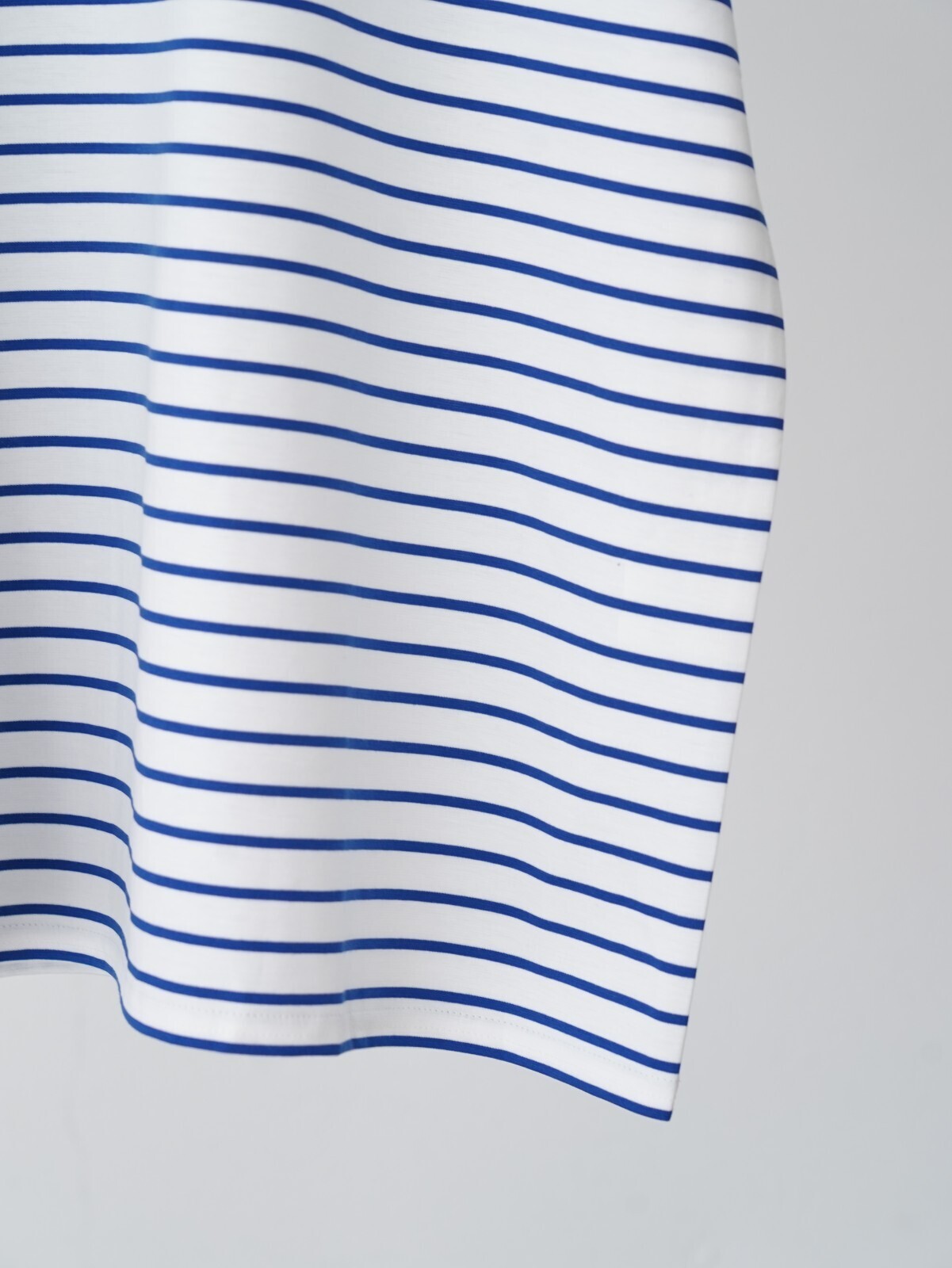 FUJI MENS SUPIMA COTTON BORDER S/S T-SHIRTS IMAGE7