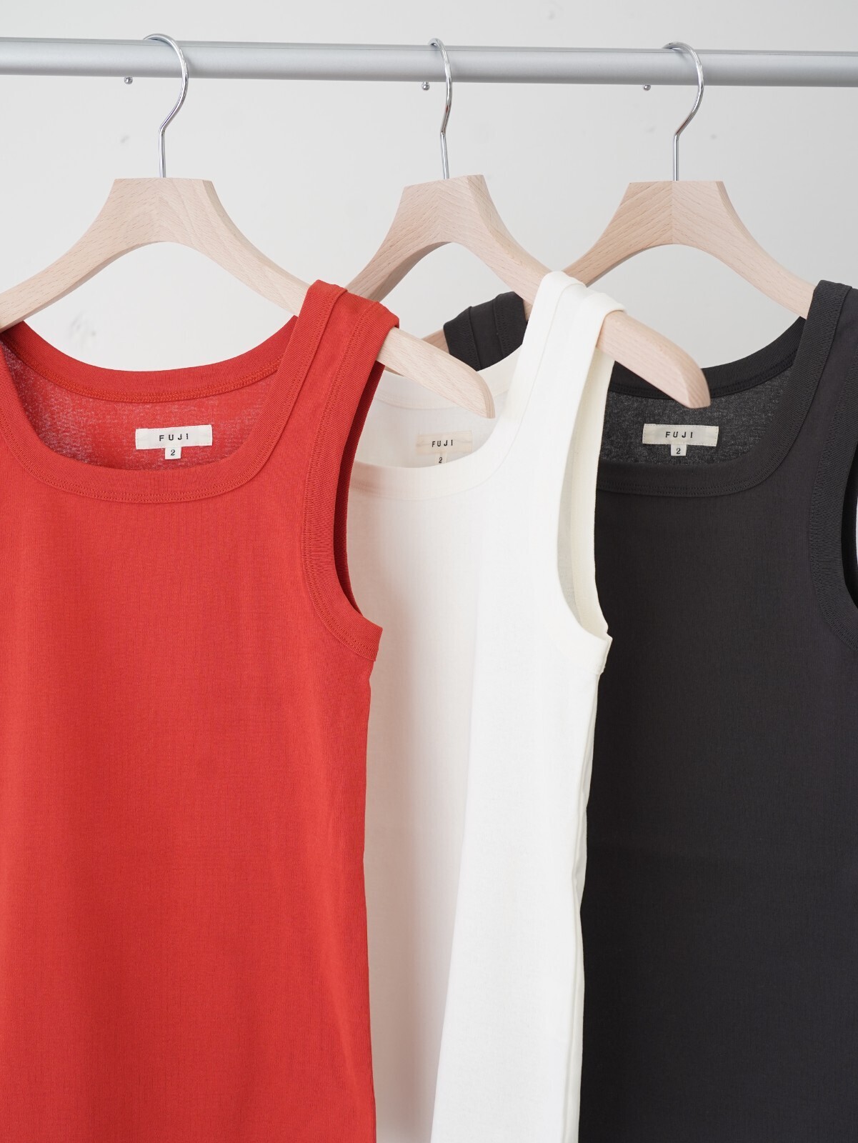 FUJI 女士 COTTON SQUARE TANK TOP 图片19