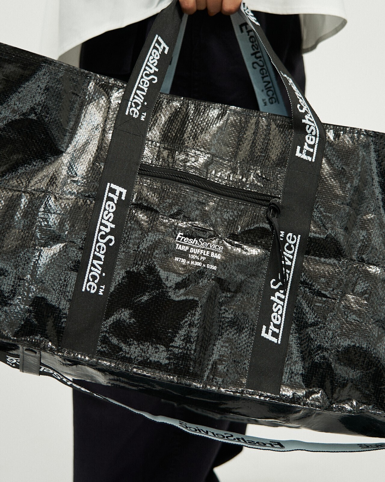 FreshService 여성 & 남성 TARP DUFFLE BAG (BLACK 25SS) 이미지5