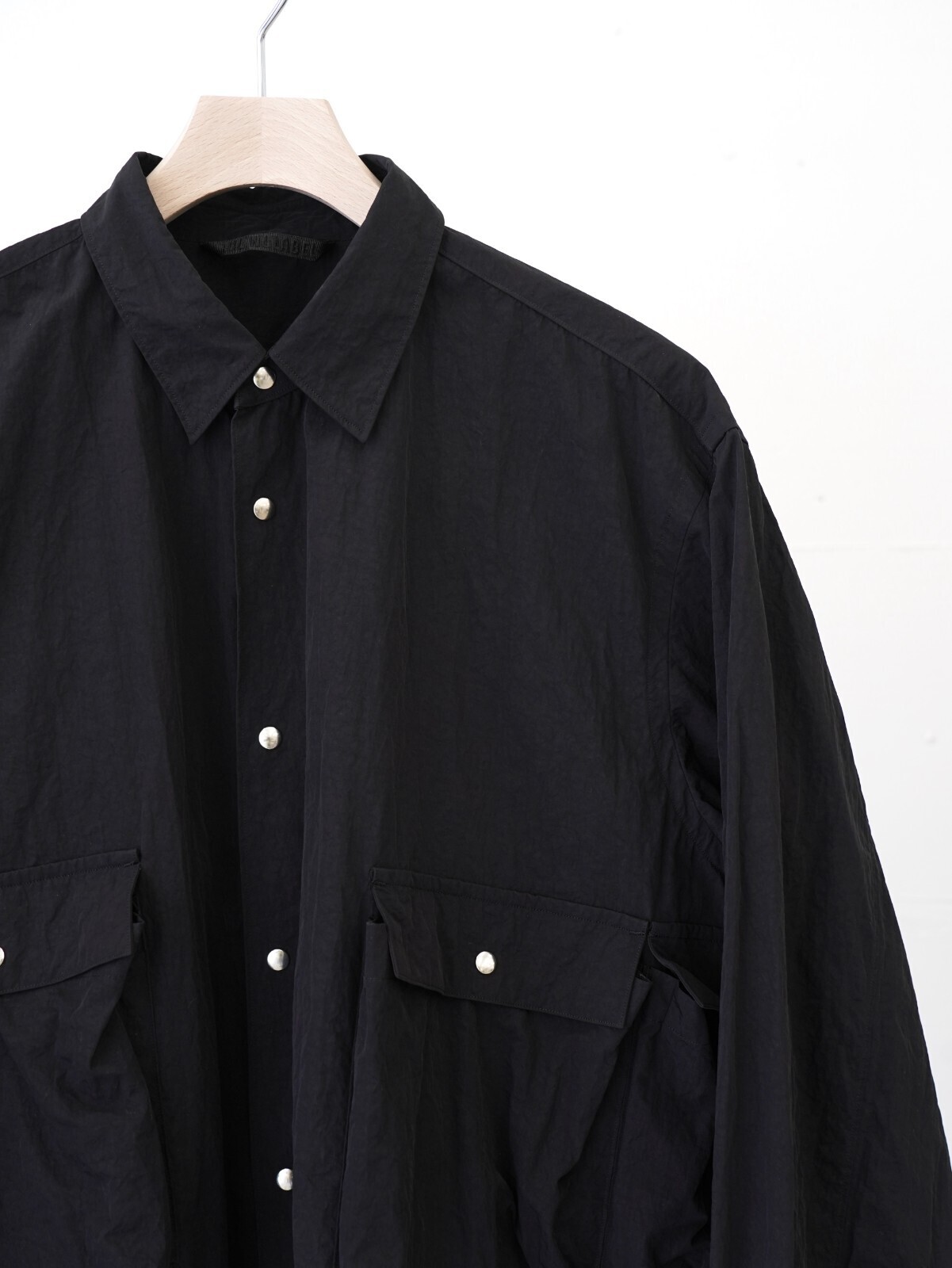 NULABEL MENS Garment Dyed Hunter Shirt IMAGE3