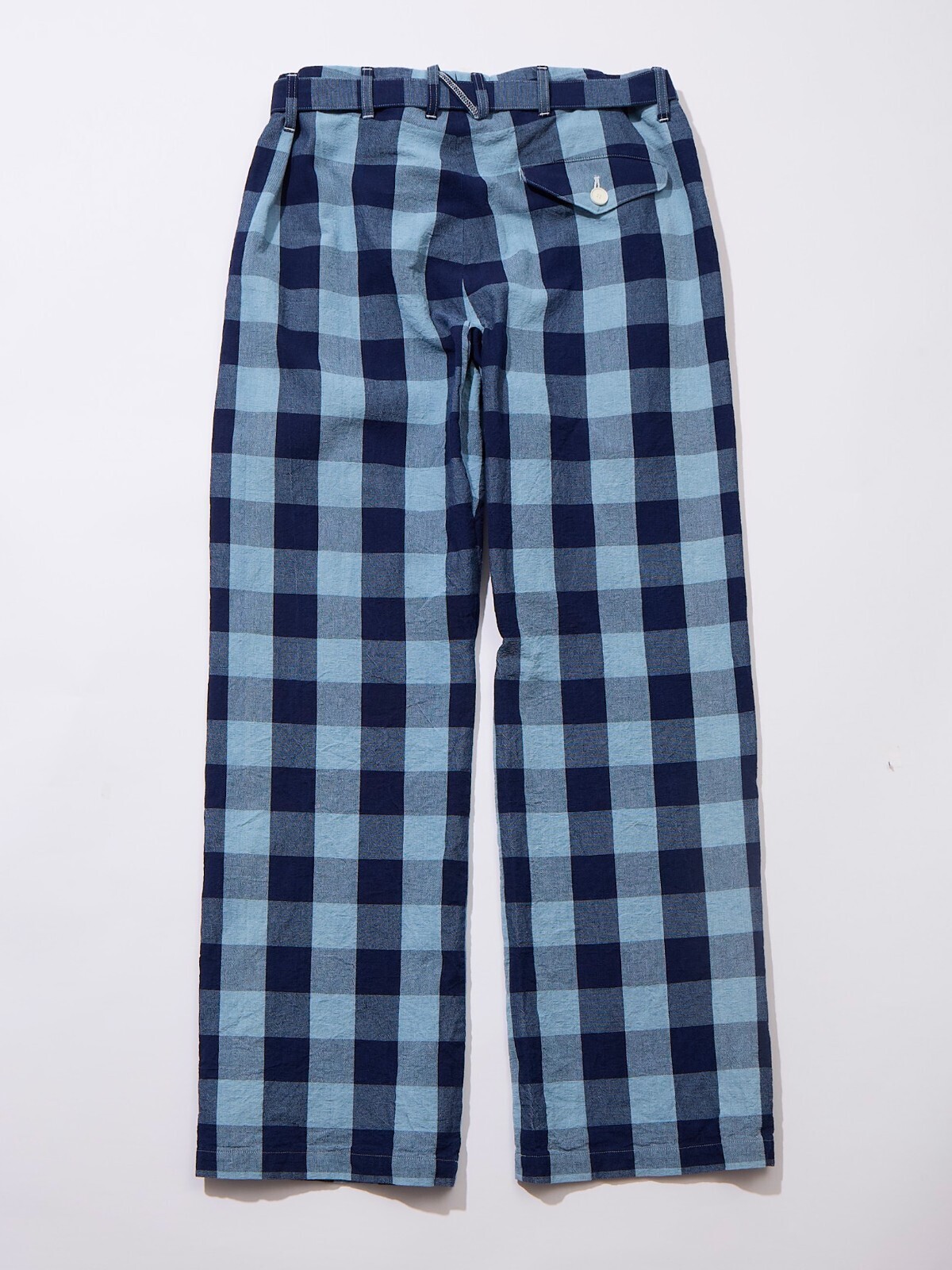 NULABEL MENS Hand Dyed Palaka Trousers IMAGE2