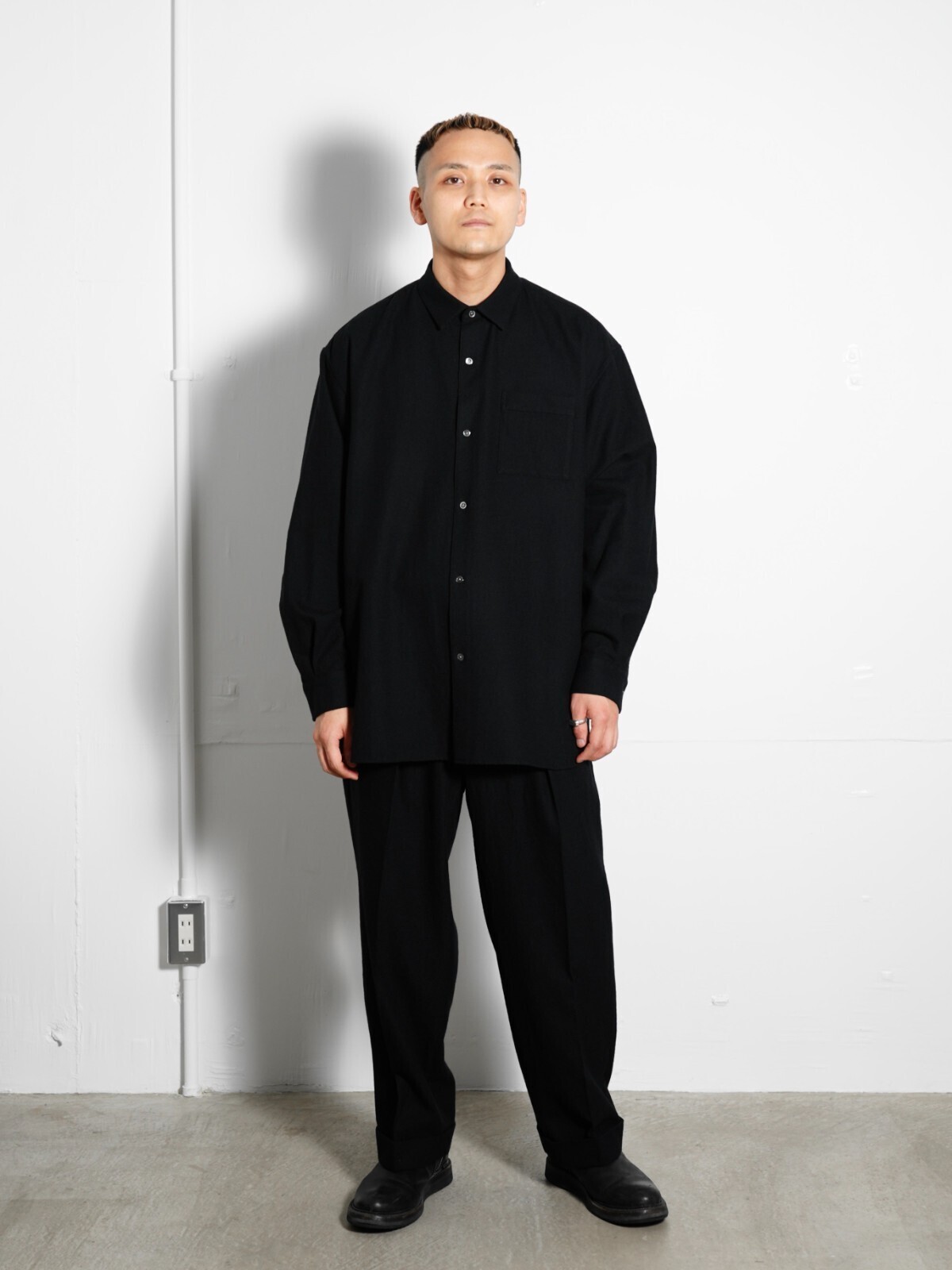 Blanc YM 女士 & 男士 Viyella Wide Shirt 图片5