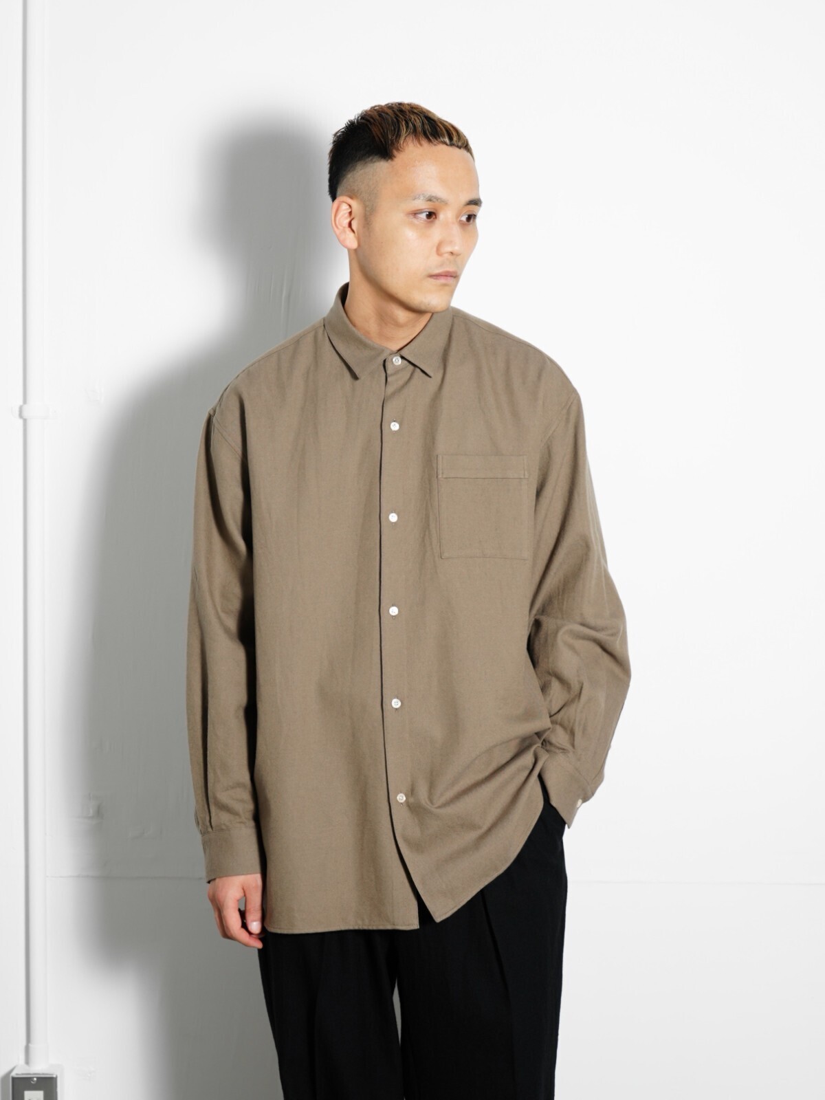 Blanc YM 女士 & 男士 Viyella Wide Shirt 图片10