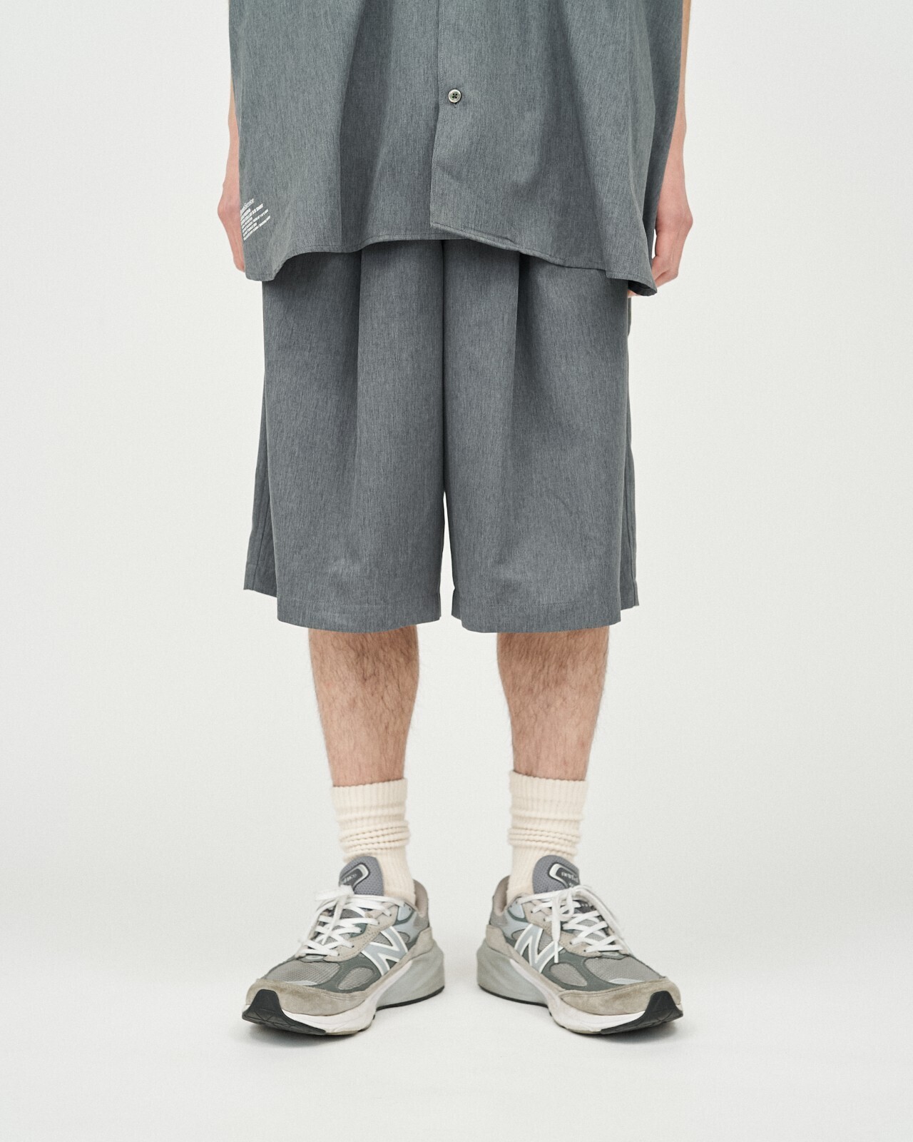 FreshService MENS COOLFIBER TWO TUCK EASY SHORTS (25SS) IMAGE10