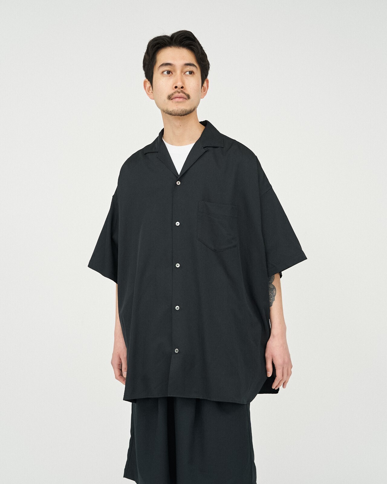 FreshService 남성 COOLFIBER OPEN COLLAR S/S SHIRT (25SS) 이미지12