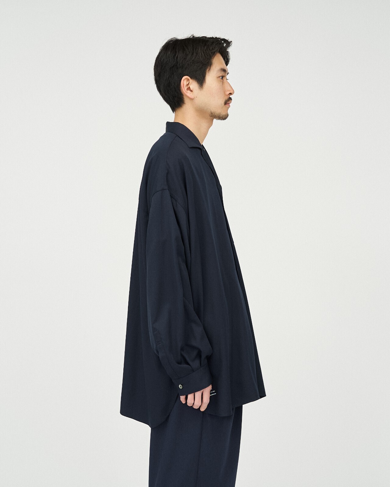 FreshService MENS COOLFIBER OPEN COLLAR L/S SHIRT (25SS) IMAGE2