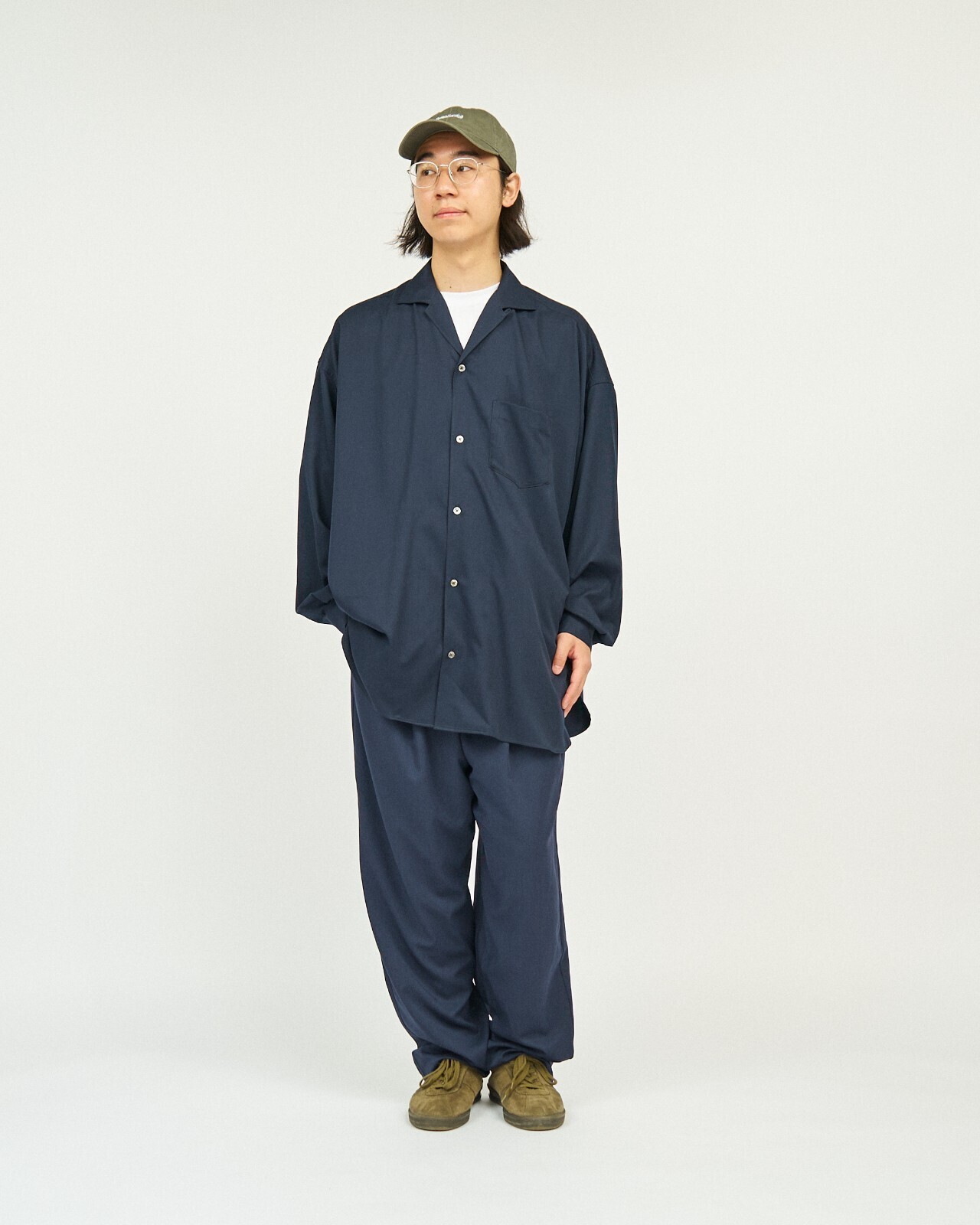 FreshService MENS COOLFIBER OPEN COLLAR L/S SHIRT (25SS) IMAGE15