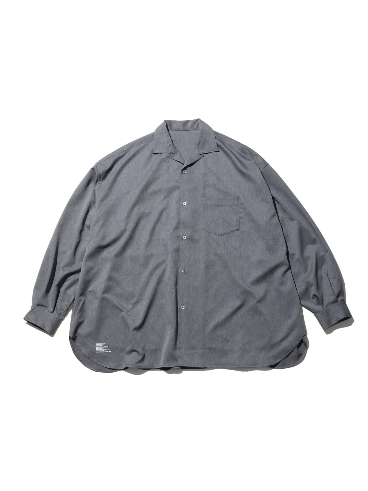 FreshService MENS COOLFIBER OPEN COLLAR L/S SHIRT (25SS) IMAGE11