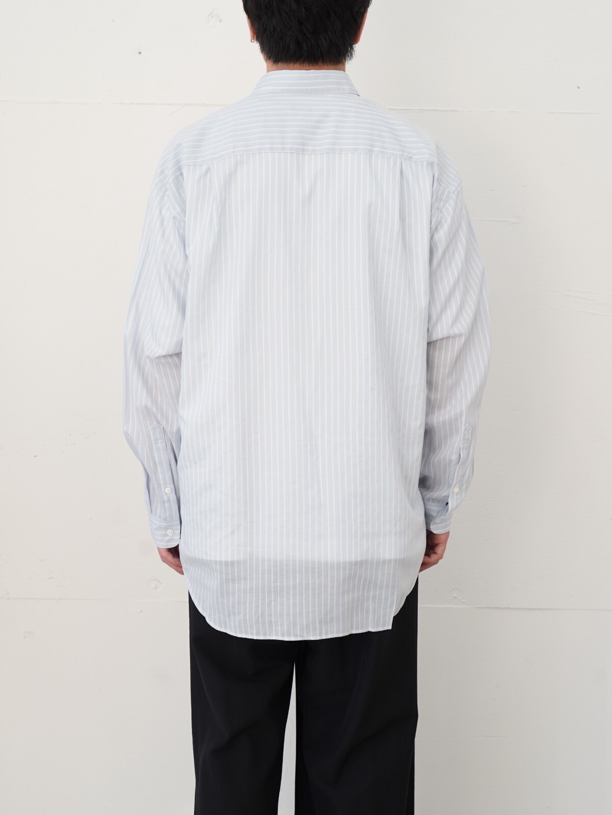 FUJI 男士 COTTON CUPRA STRIPE SHIRT 图片4