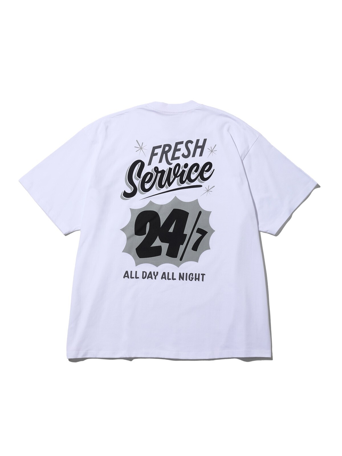 FreshService 남성 CORPORATE PRINTED S/S TEE "ALL DAY ALL NIGHT" (25SS) 이미지12