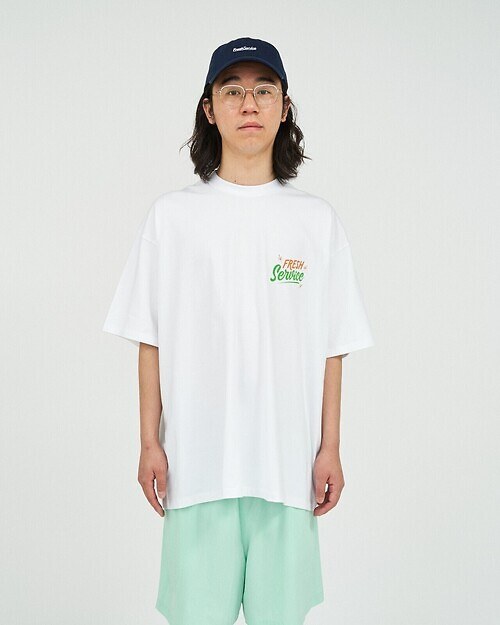 CORPORATE PRINTED S/S TEE "ALL DAY ALL NIGHT" (25SS)｜FreshService MENS