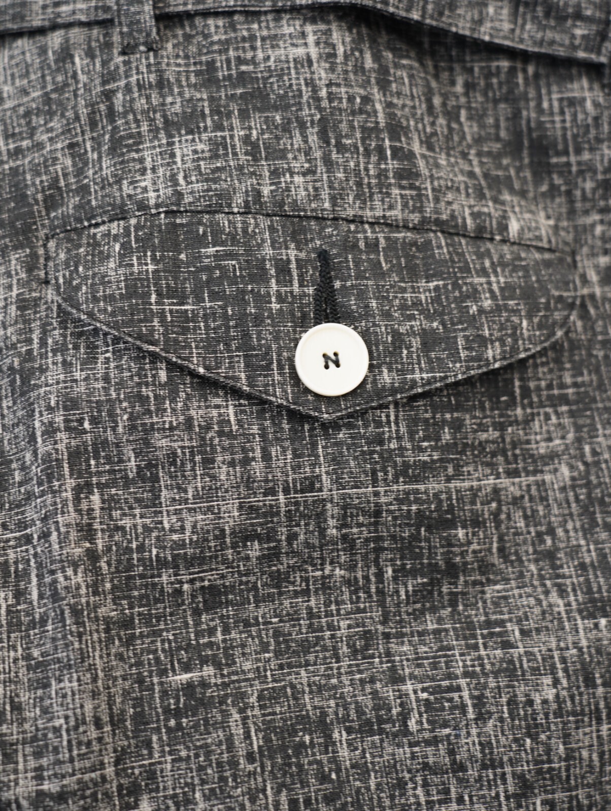 NULABEL 남성 SUMAC COATED KUNGFU TROUSERS 이미지9