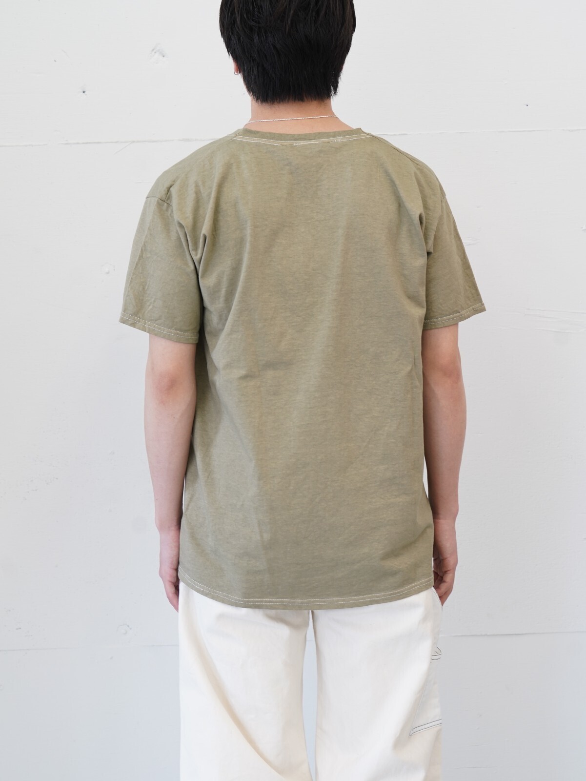 NULABEL 男士 GARMENT DYED T-SHIRT [ × BRACKETS ] 图片11