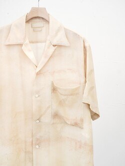 YOKE 男士 LANDSCAPE PRINTED OPEN COLLAR SHIRT 图片3