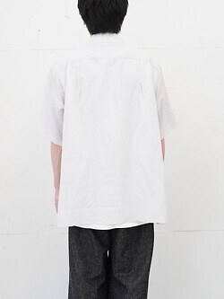 YOKE MENS EMBROIDERY OPEN COLLAR SHIRT IMAGE8