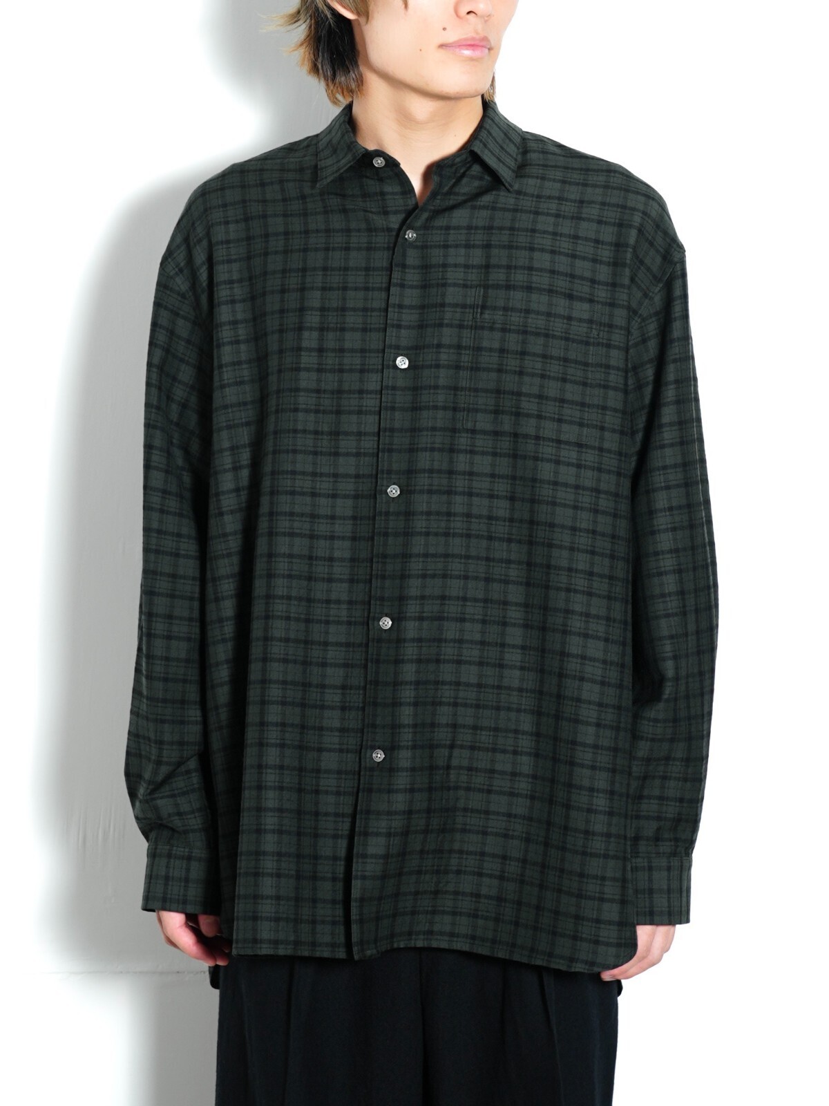 トップス Blanc YM Plaid wide shirt L Plaid Wide Shirt - Blanc YM WOMENS & MENS｜Official Online
