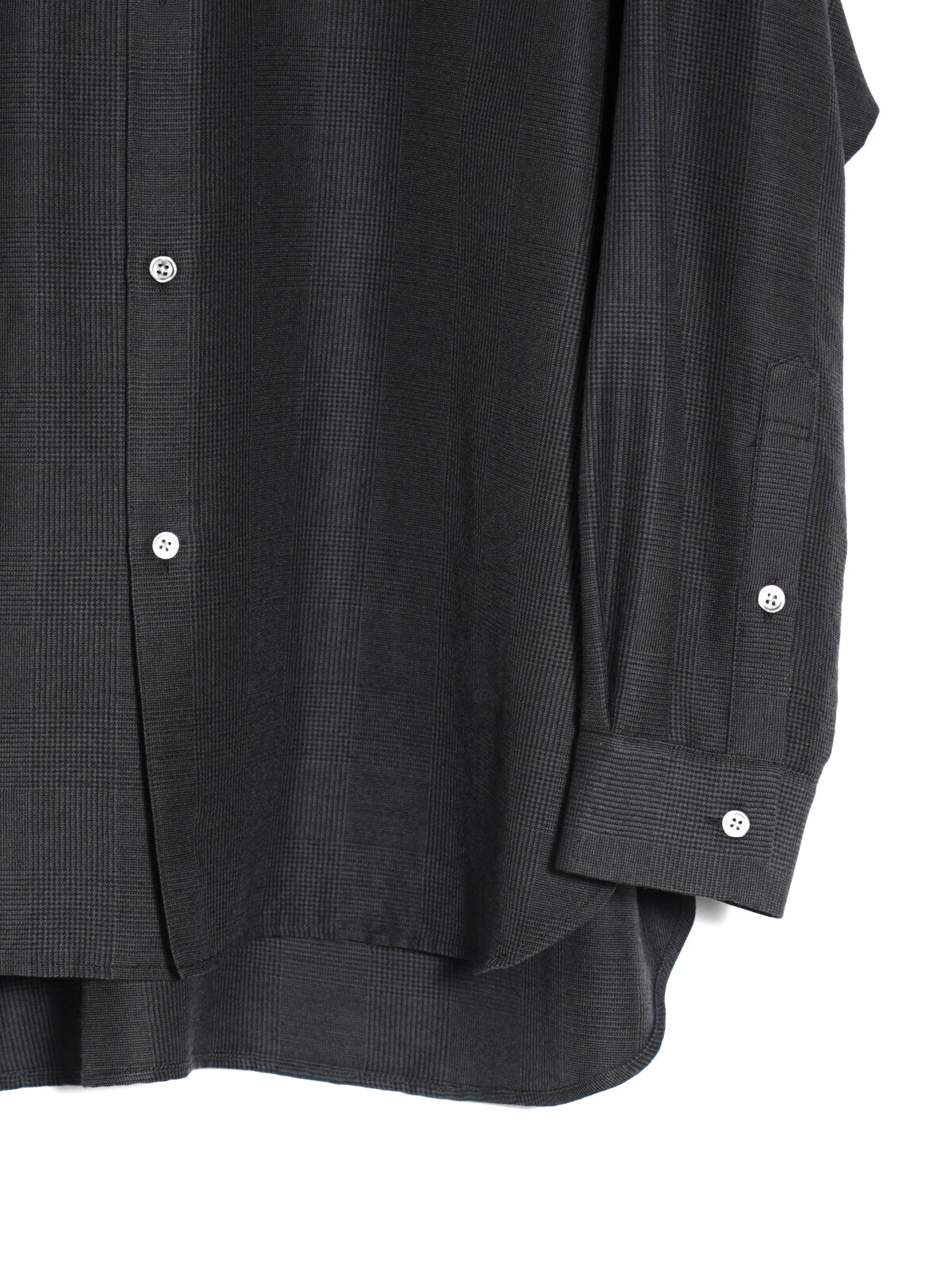 Blanc YM WOMENS & MENS Plaid Wide Shirt IMAGE12