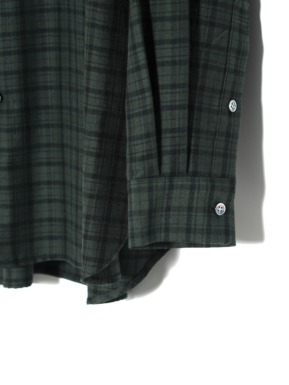 トップス Blanc YM Plaid wide shirt L Silk Plaid Wide Shirts - Blanc YM 女士& 男士｜官方網購網站