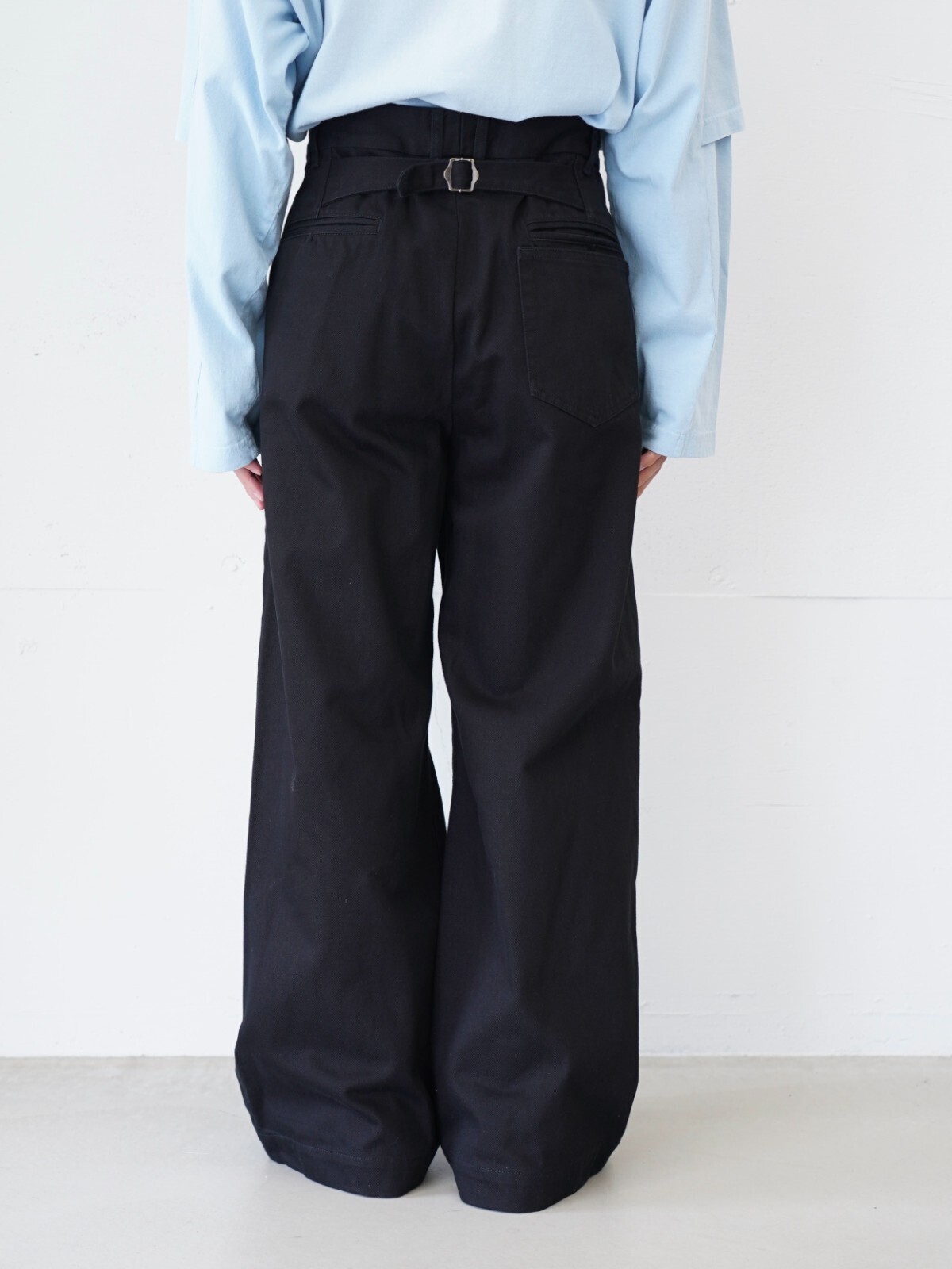 DAIRIKU 남성 "Cooper" Adjuster Wide Chino Pants 이미지3