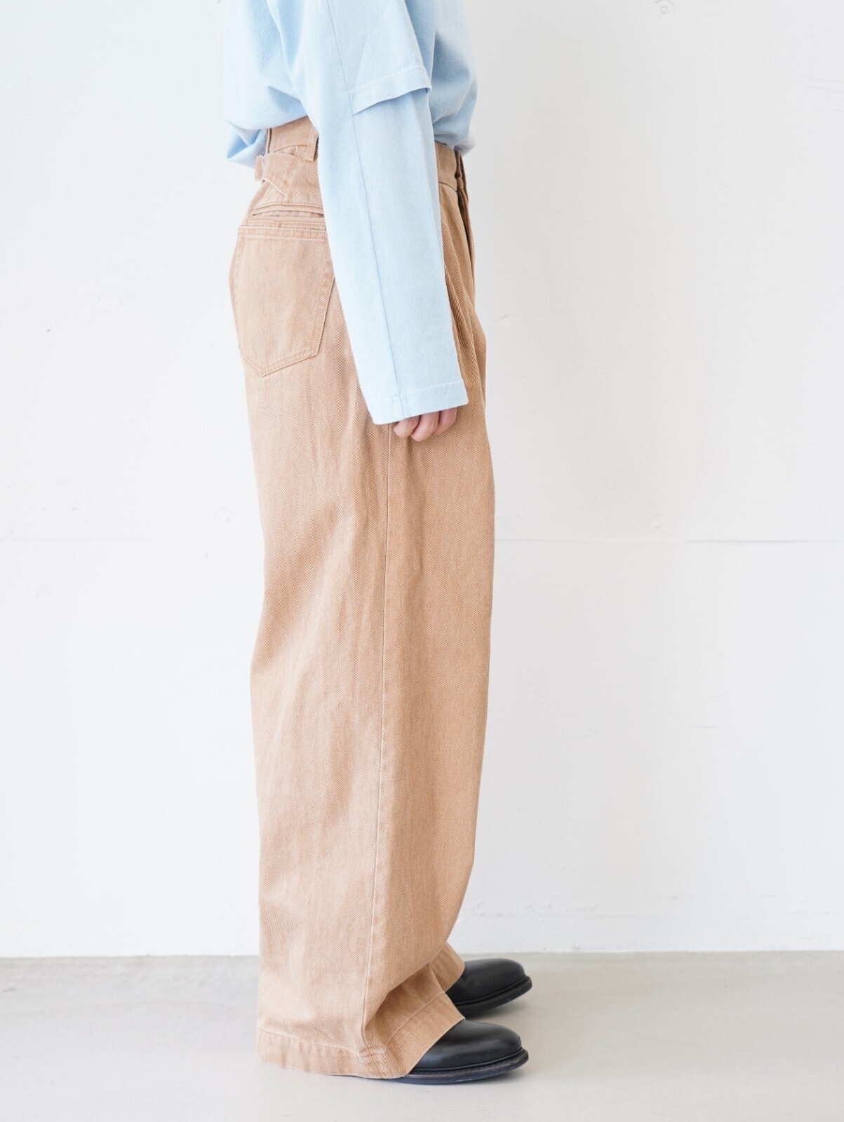 DAIRIKU 남성 "Cooper" Adjuster Wide Chino Pants 이미지14