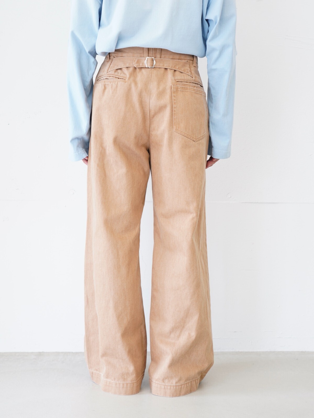 DAIRIKU 남성 "Cooper" Adjuster Wide Chino Pants 이미지15