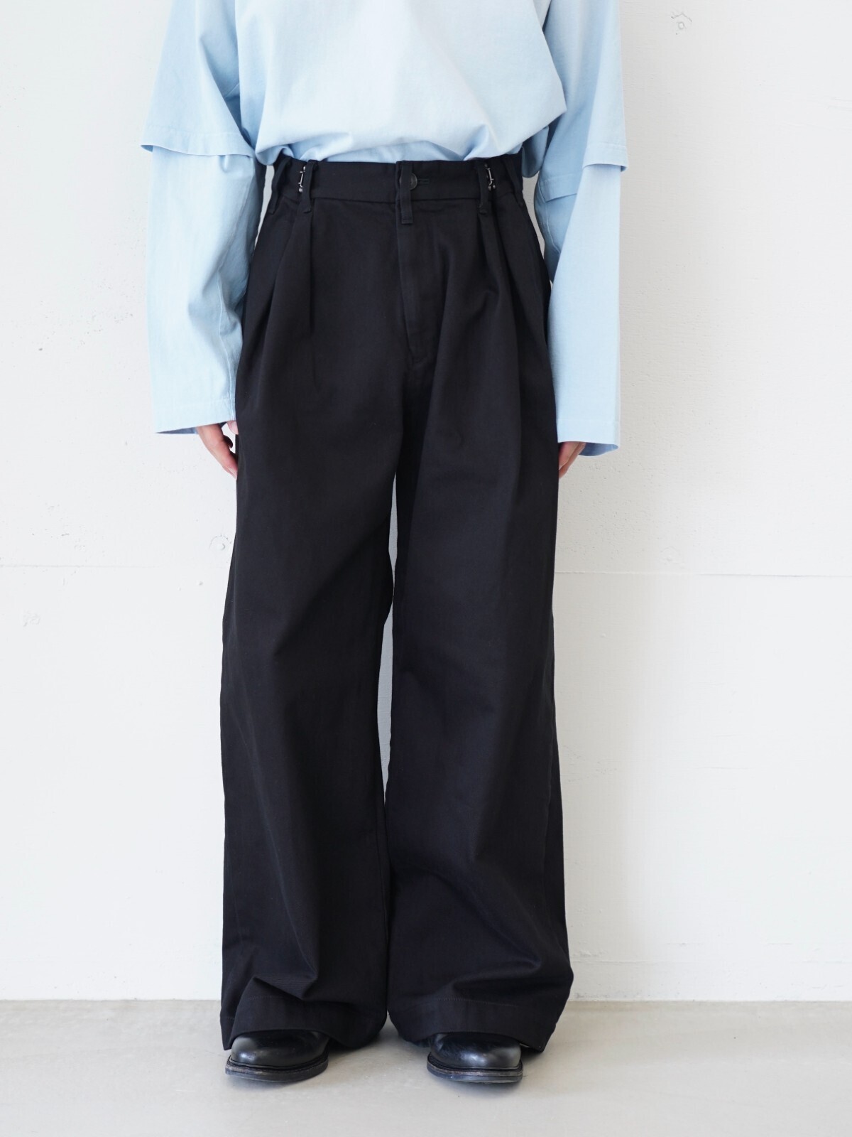 DAIRIKU 男士 "Cooper" Adjuster Wide Chino Pants 图片1