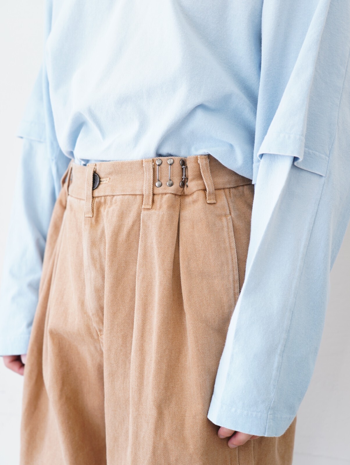 DAIRIKU 남성 "Cooper" Adjuster Wide Chino Pants 이미지17