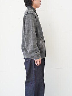 DAIRIKU 男士 Vintage Dyed Knit Jacket 图片4