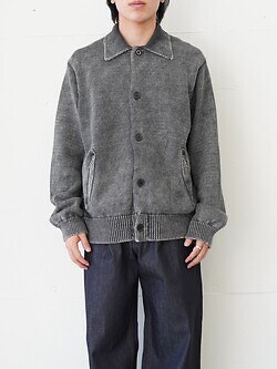 DAIRIKU 男士 Vintage Dyed Knit Jacket 图片3
