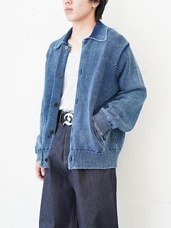 DAIRIKU 男士 Vintage Dyed Knit Jacket 图片14