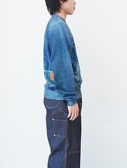 DAIRIKU 男士 Tuck In Denim Transcription Knit 图片2