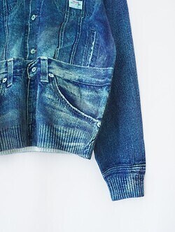 DAIRIKU 男士 Tuck In Denim Transcription Knit 图片6
