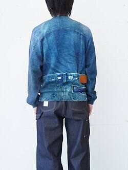 DAIRIKU 男士 Tuck In Denim Transcription Knit 图片3