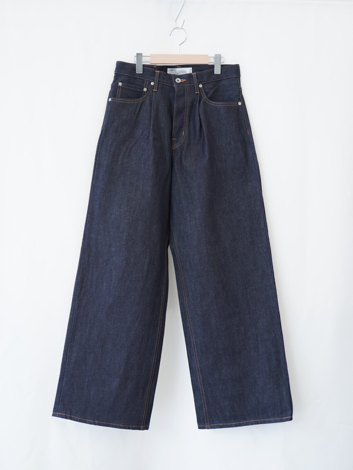 ダイリク メンズ "Wide" リジッドデニムパンツ 画像5