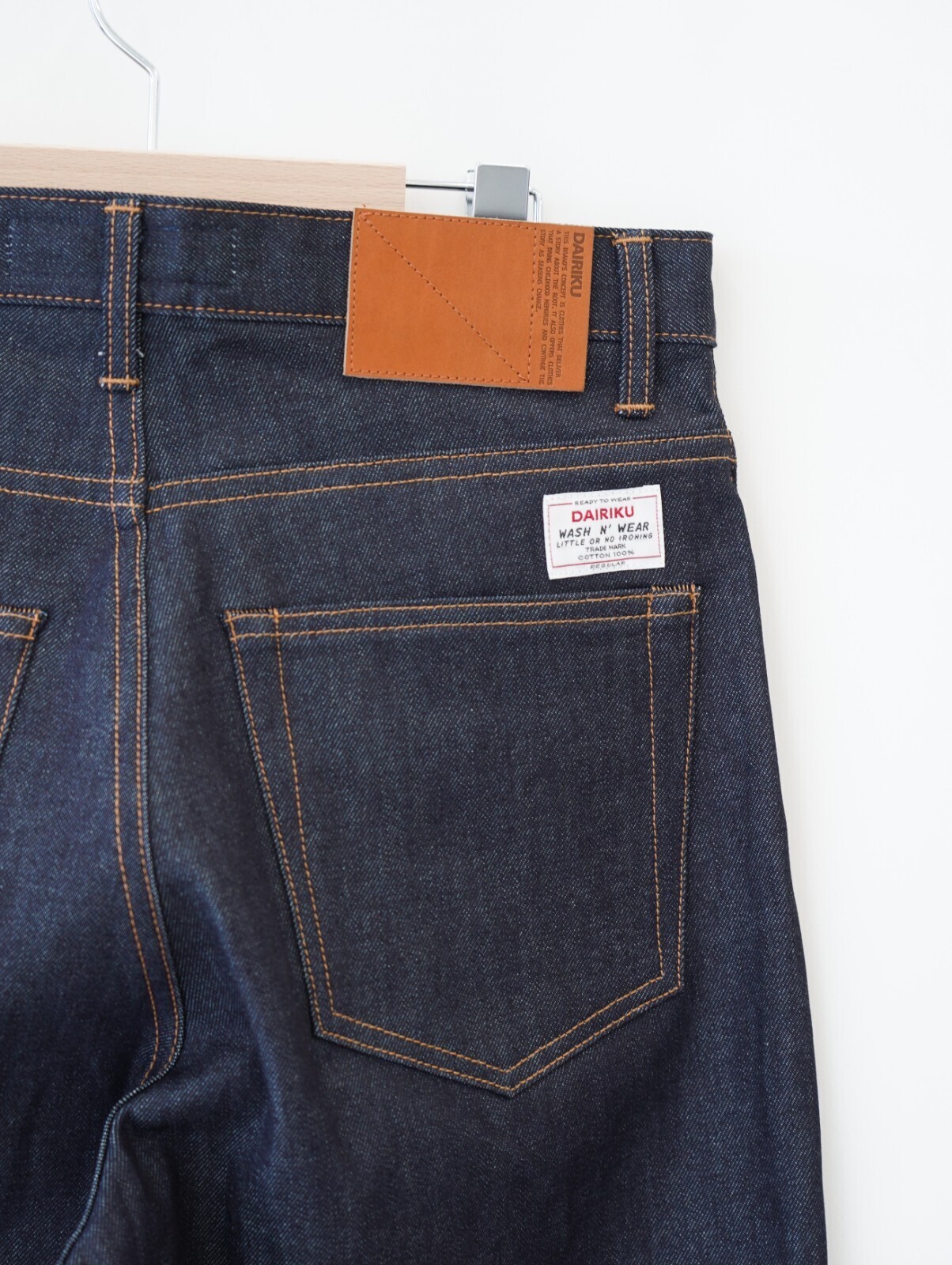 ダイリク メンズ "Wide" リジッドデニムパンツ 画像7
