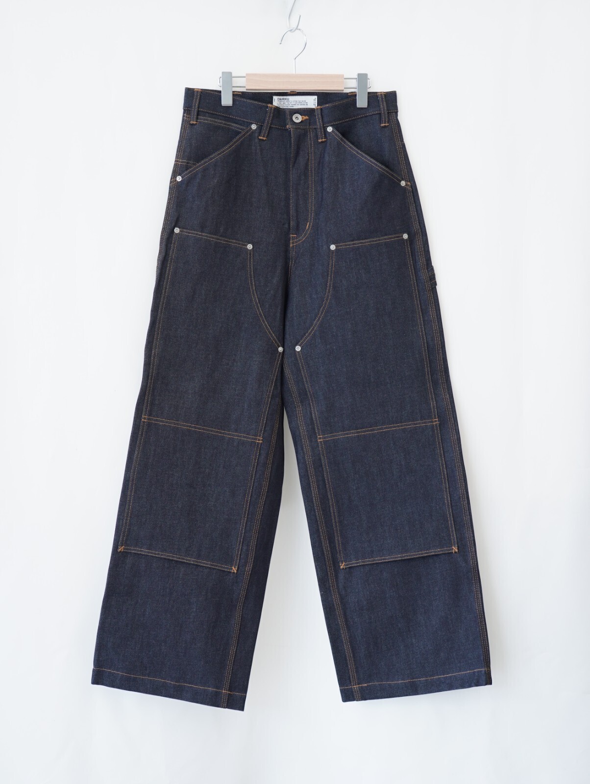 ダイリク メンズ リジッドペインターデニムワイドパンツ 画像9