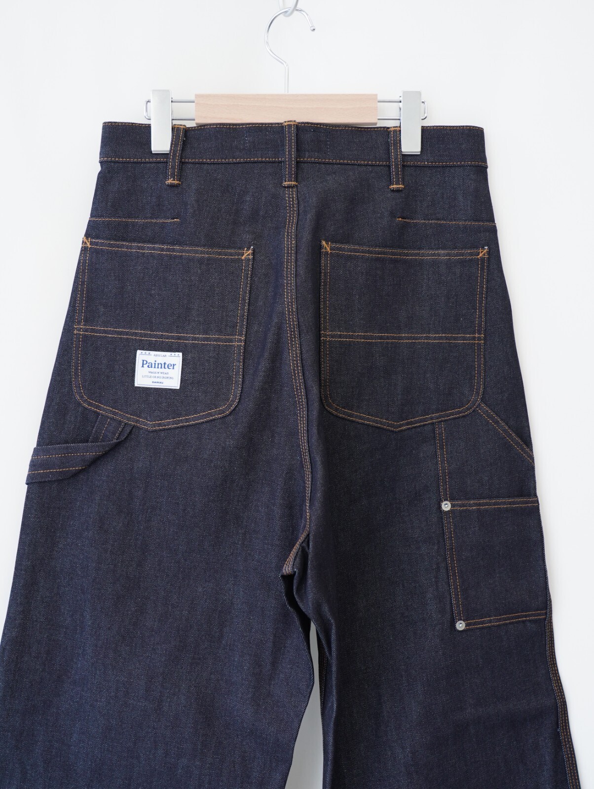 ダイリク メンズ リジッドペインターデニムワイドパンツ 画像13