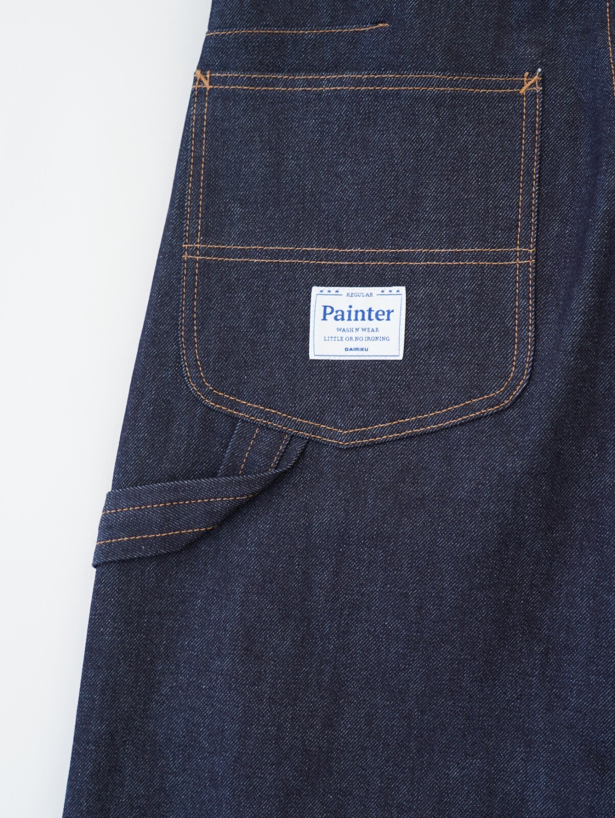 ダイリク メンズ リジッドペインターデニムワイドパンツ 画像14