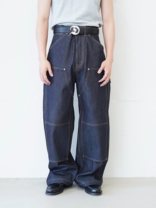 Rigid Painter Denim Wide Pants｜DAIRIKU 男士