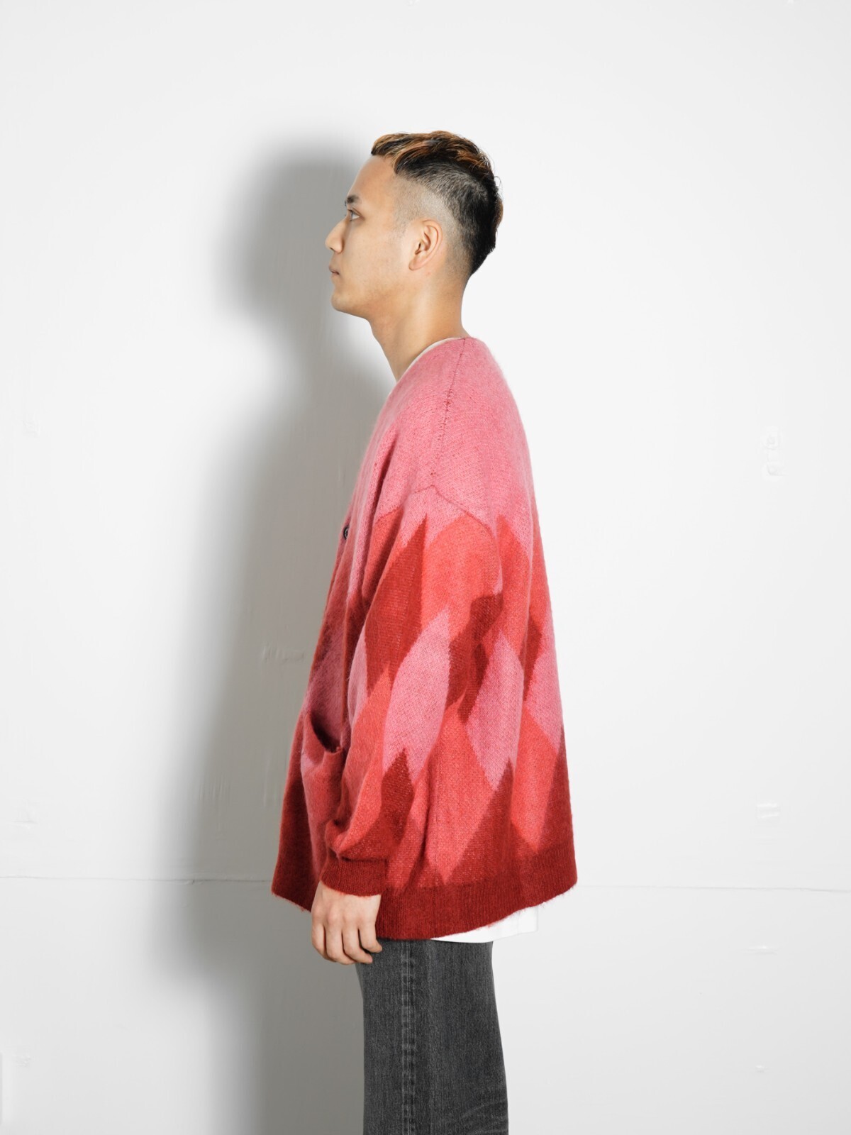 Argyle Mohair Knit Cardigan | DAIRIKU(ダイリク) / トップス