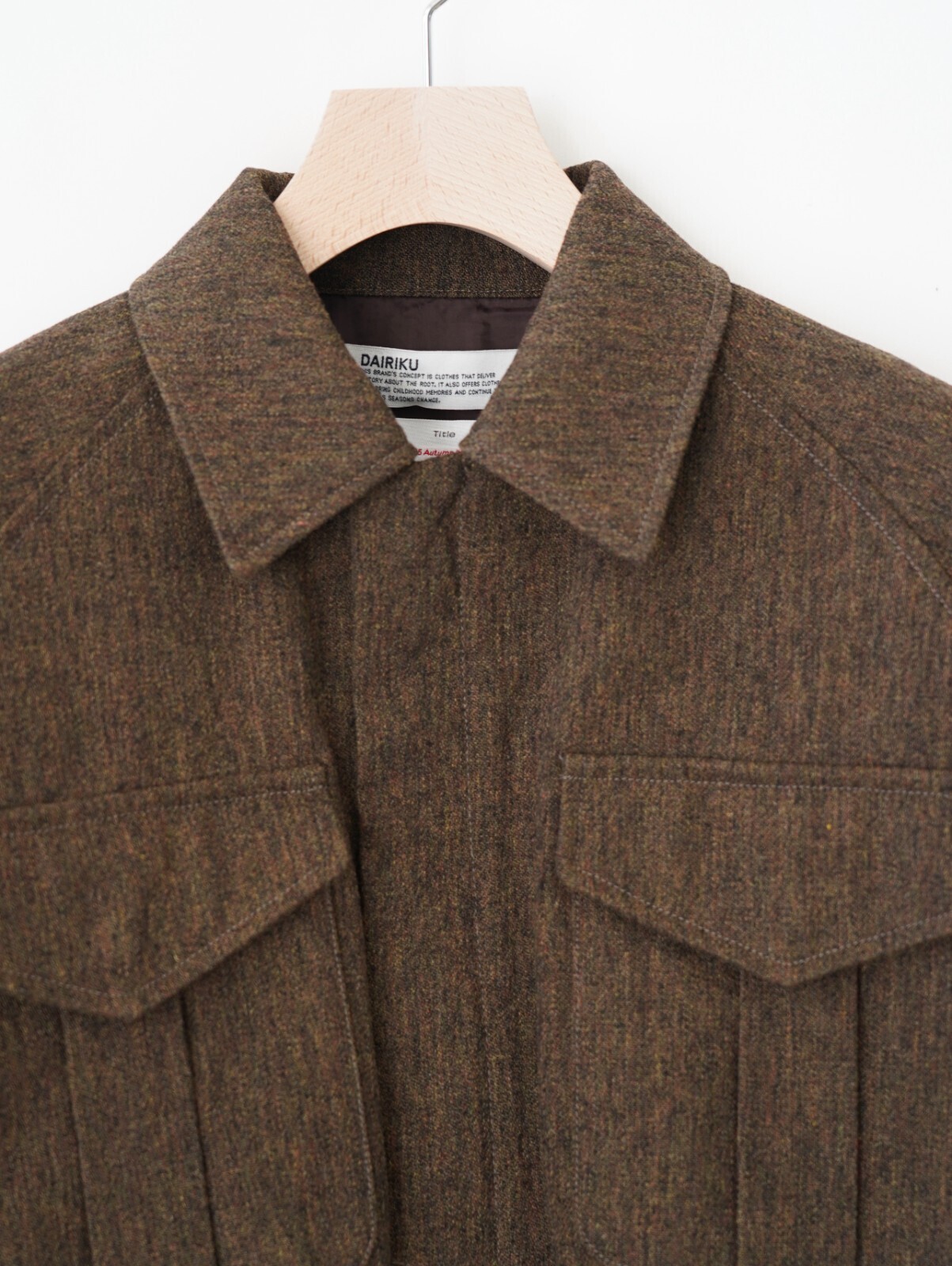 DAIRIKU 남성 "Inception" Big-Sleeve Blitish JKT 이미지3