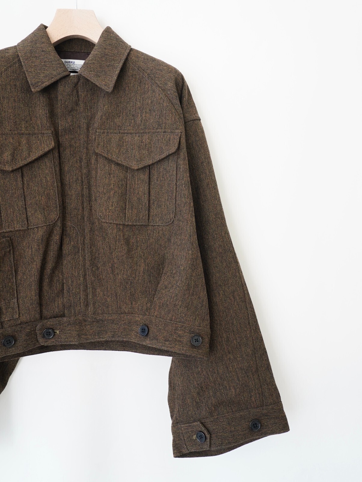 DAIRIKU 남성 "Inception" Big-Sleeve Blitish JKT 이미지2