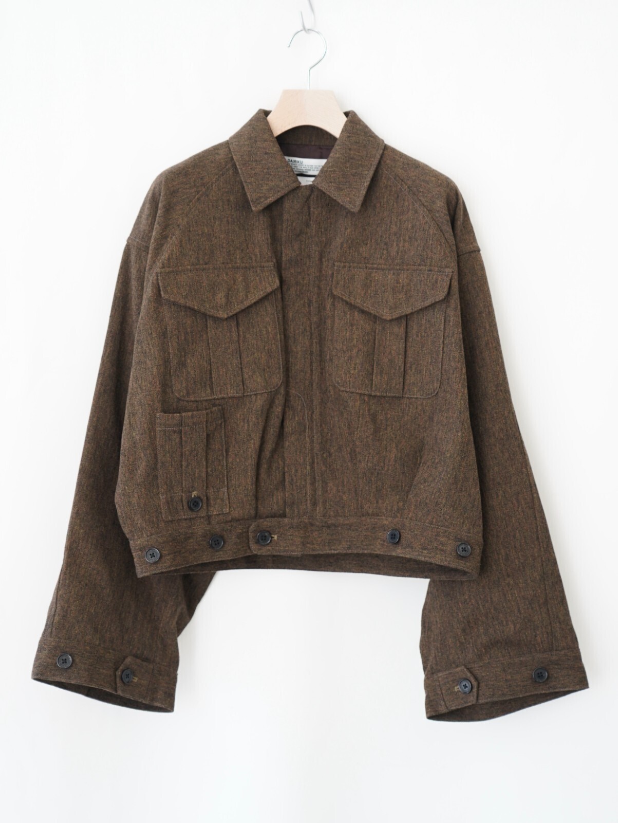 DAIRIKU 男士 "Inception" Big-Sleeve Blitish JKT 图片1