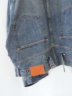 DAIRIKU MENS "Inception" Vintage Washed Denim Jacket IMAGE14